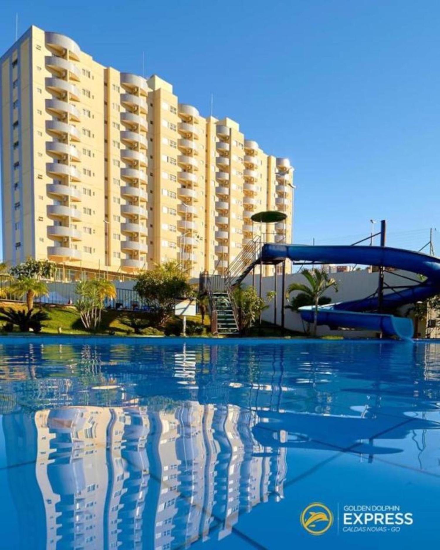 Caldas Novas, Golden Dolphin Grand Hotel, Quarto Sala Cozinha Aconchegante, Ap 361 Екстериор снимка
