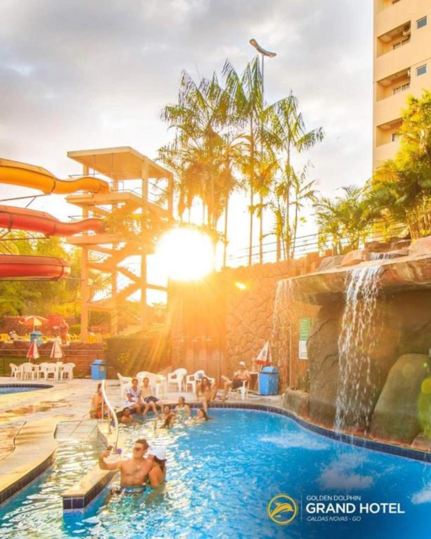 Caldas Novas, Golden Dolphin Grand Hotel, Quarto Sala Cozinha Aconchegante, Ap 361 Екстериор снимка